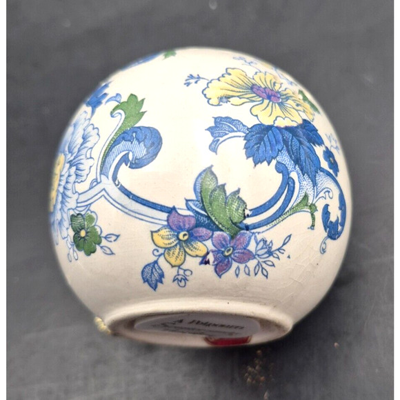 Vintage Andre Richard Floral Scentomander 3" Hanging Ceramic Potpourri Ball - Picture 3 of 8